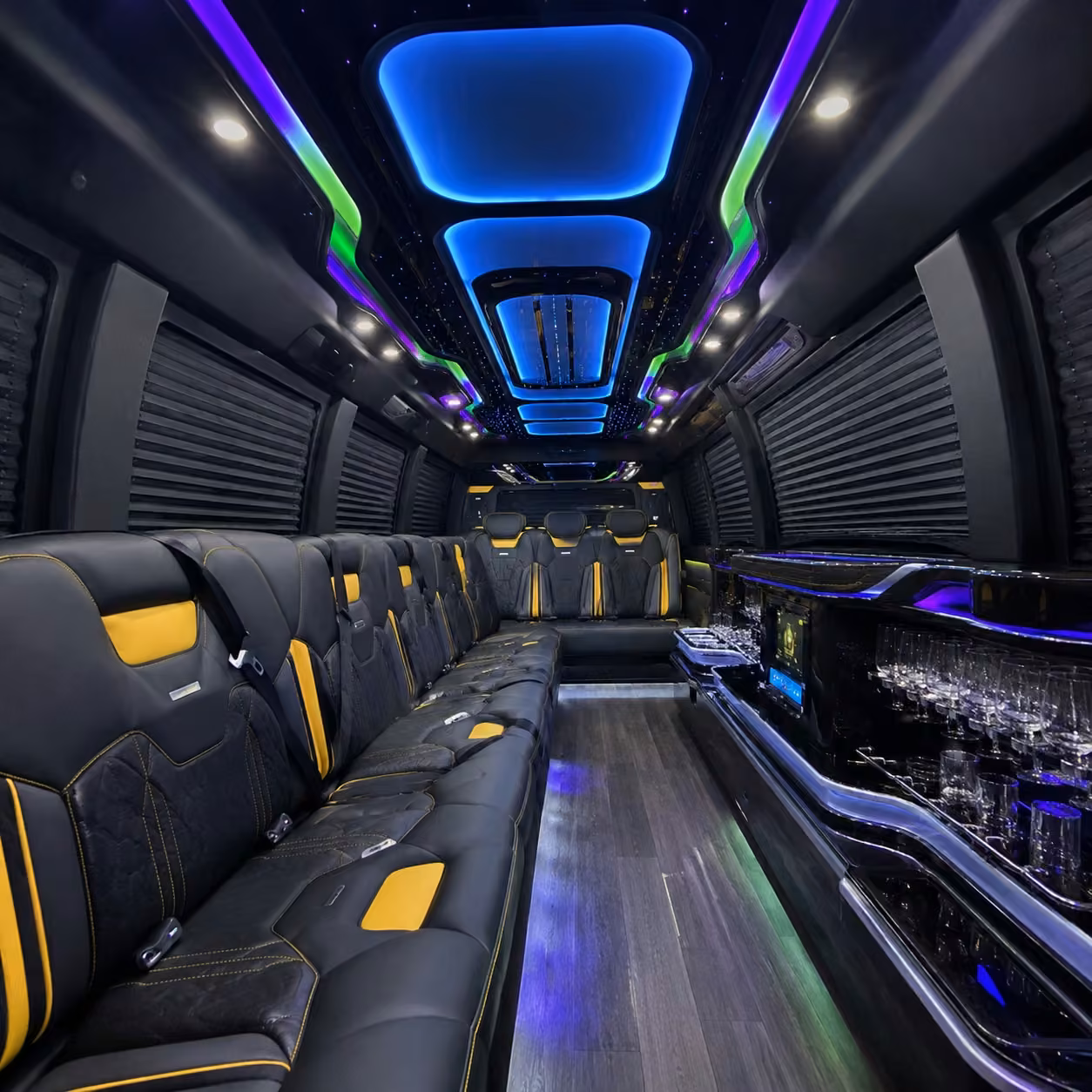 chrysler 300 limo interior